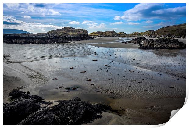 Rosbeg Beach County Donegal Ireland  Print by Chris Curry