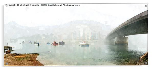  Shoreham on a calm and misty day ... Acrylic by Michael Chandler