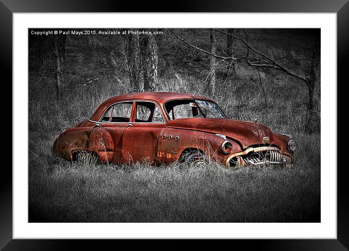 The Car Framed Mounted Print by Paul Mays