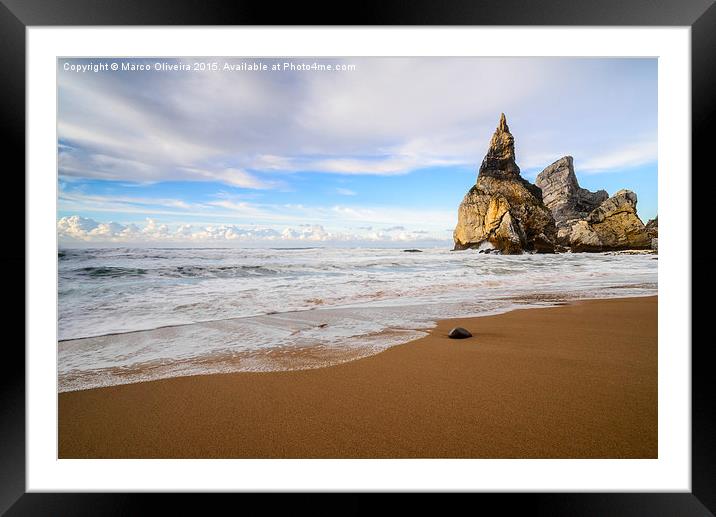 Bear's Beach V Framed Mounted Print by Marco Oliveira