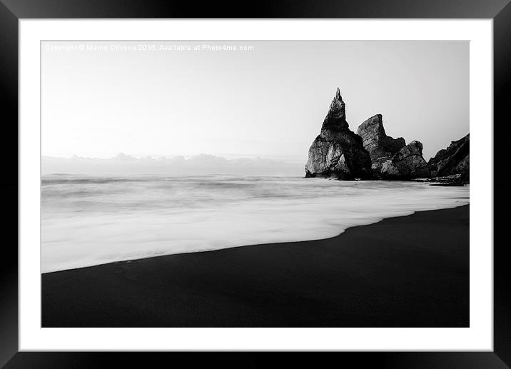Bear's Beach VI Framed Mounted Print by Marco Oliveira