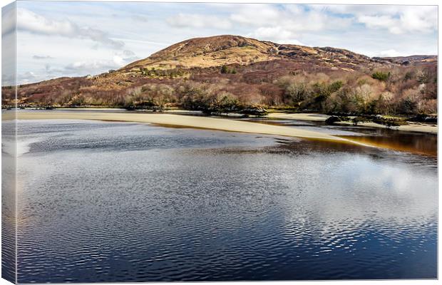  Gweebarra River Donegal Ireland Canvas Print by Chris Curry