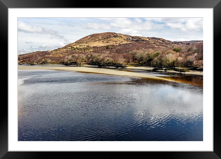  Gweebarra River Donegal Ireland Framed Mounted Print by Chris Curry