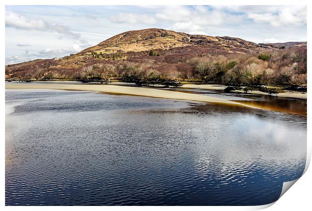  Gweebarra River Donegal Ireland Print by Chris Curry