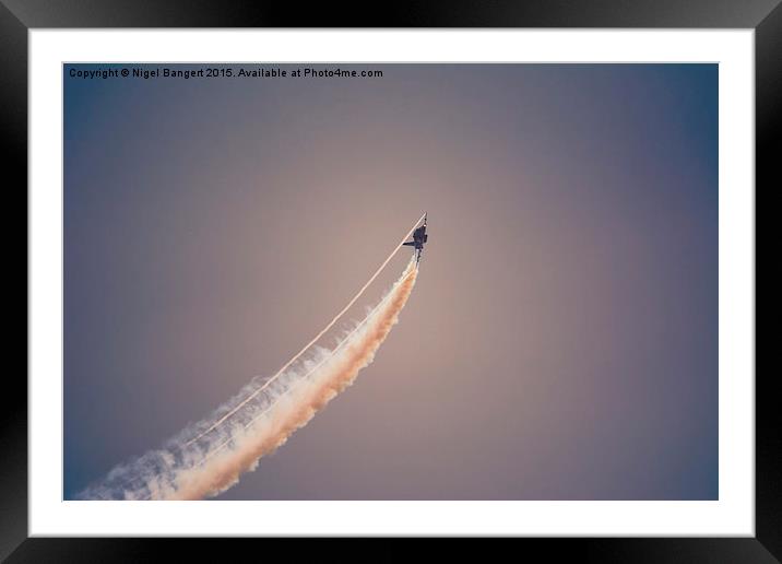  Lonely Sky Framed Mounted Print by Nigel Bangert