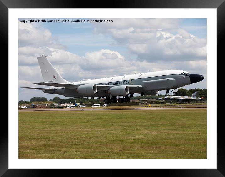  RAF Airseeker ZZ664 Framed Mounted Print by Keith Campbell