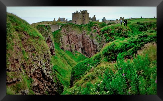  dunnottar castle   Framed Print by dale rys (LP)