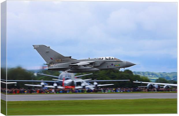  Tornado GR4 low at RIAT Canvas Print by Oxon Images