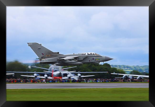  Tornado GR4 low at RIAT Framed Print by Oxon Images