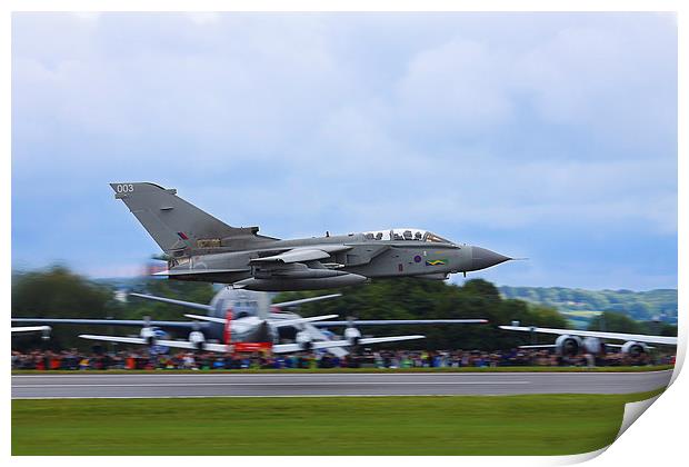  Tornado GR4 low at RIAT Print by Oxon Images