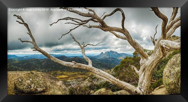 Cresta Valley - Mt Buffalo Framed Print by Mark Lucey