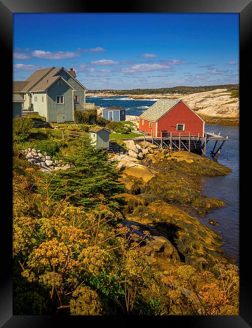 Peggys Cove, Nova Scotia, Canada Framed Print by Mark Llewellyn