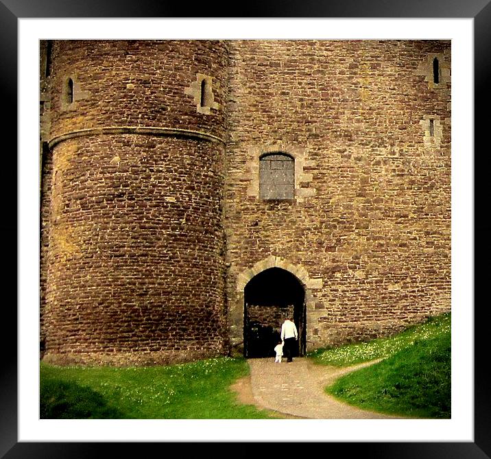  doune castle  Framed Mounted Print by dale rys (LP)