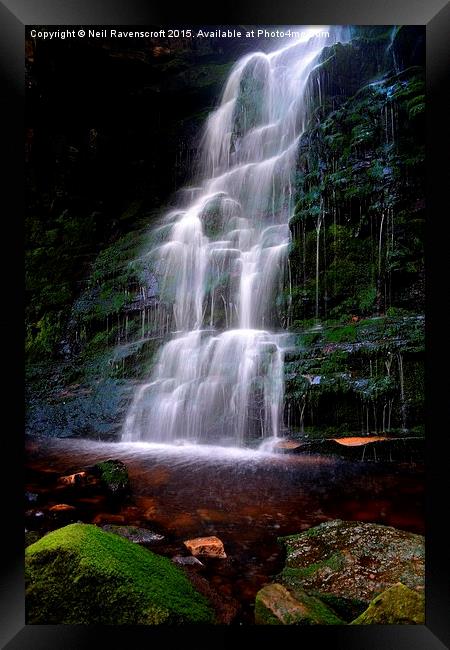  Middle black clough again Framed Print by Neil Ravenscroft