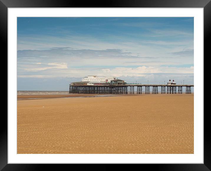 North Pier at Blackpool Framed Mounted Print by Victor Burnside