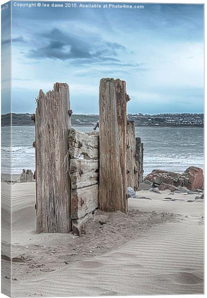  The Sea Always Wins Canvas Print by Images of Devon