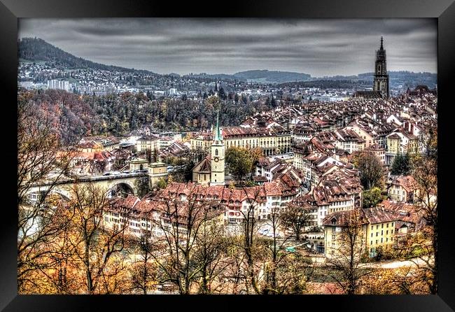  Bern Old Town Framed Print by Paul Williams