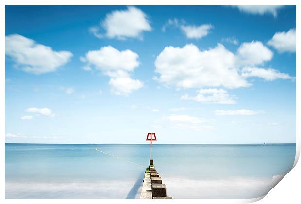  Swanage seascape Print by Bob Small
