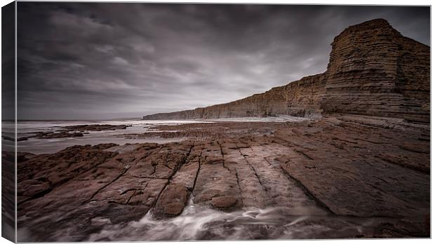  South Wales Heritage coast Canvas Print by Leighton Collins