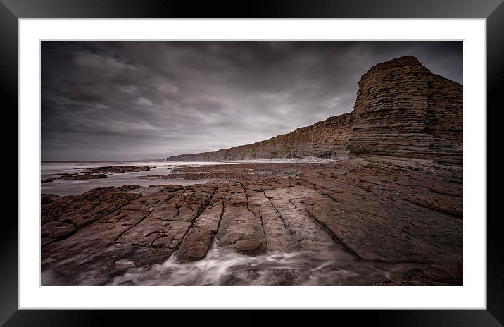  South Wales Heritage coast Framed Mounted Print by Leighton Collins