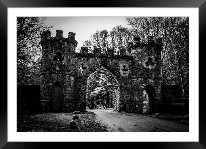 Barbiran Gate Game of Thrones Tollymore Ireland Framed Mounted Print by Chris Curry