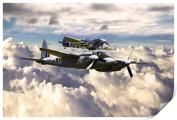 RAF Firepower Print by J Biggadike
