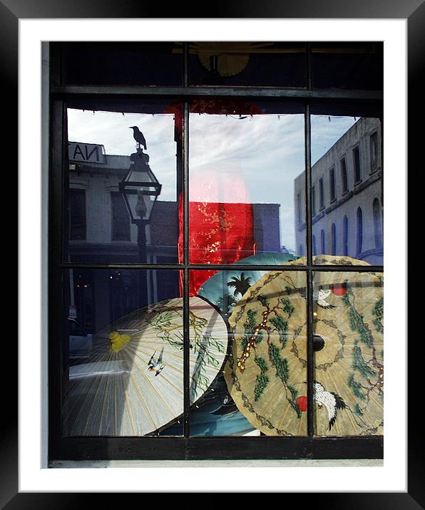 Reflections in a Window Framed Mounted Print by Nick Minoff