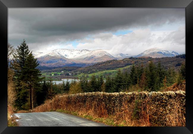  The Road to The Fells Framed Print by Jamie Green