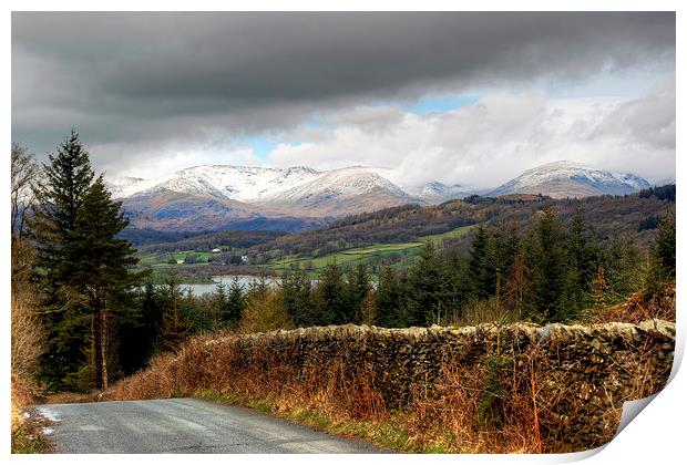  The Road to The Fells Print by Jamie Green