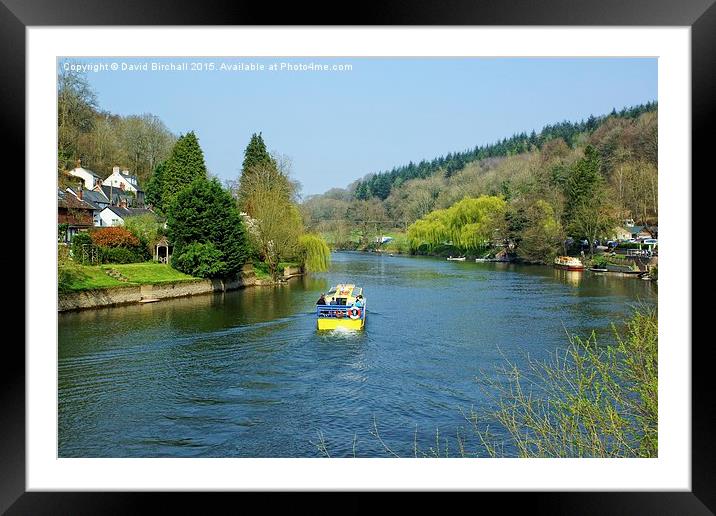  Symonds Yat Riverside Framed Mounted Print by David Birchall