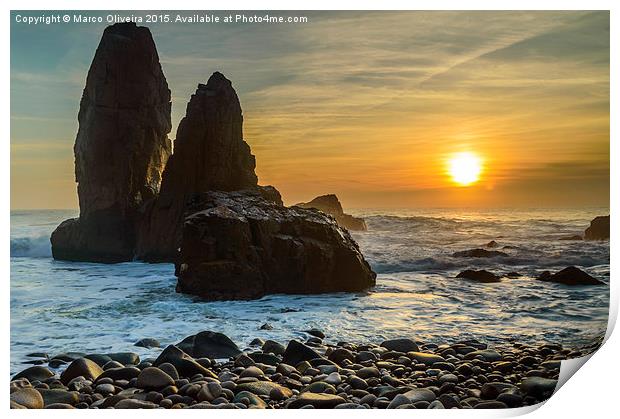  Sunset At Cape Roca II Print by Marco Oliveira
