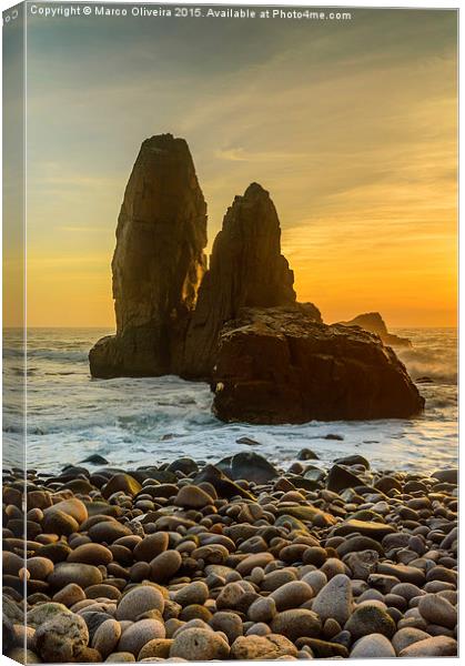  Sunset At Cape Roca III Canvas Print by Marco Oliveira