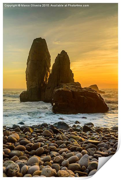  Sunset At Cape Roca III Print by Marco Oliveira