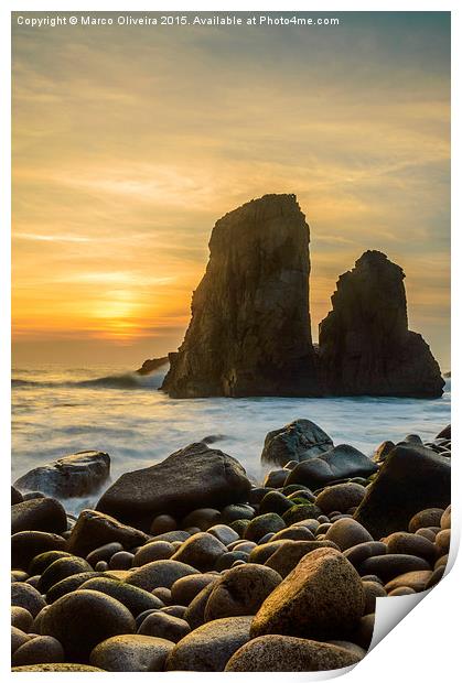  Sunset At Cape Roca IV Print by Marco Oliveira