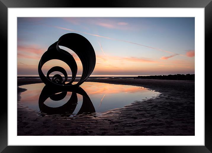  Sunset Over Mary's Shell - Cleveleys Framed Mounted Print by Gary Kenyon