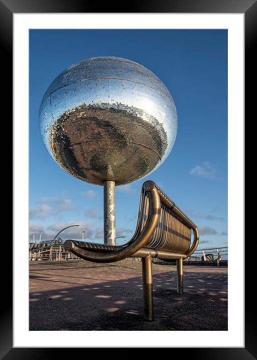  Blackpool's Mirror Ball Framed Mounted Print by Gary Kenyon
