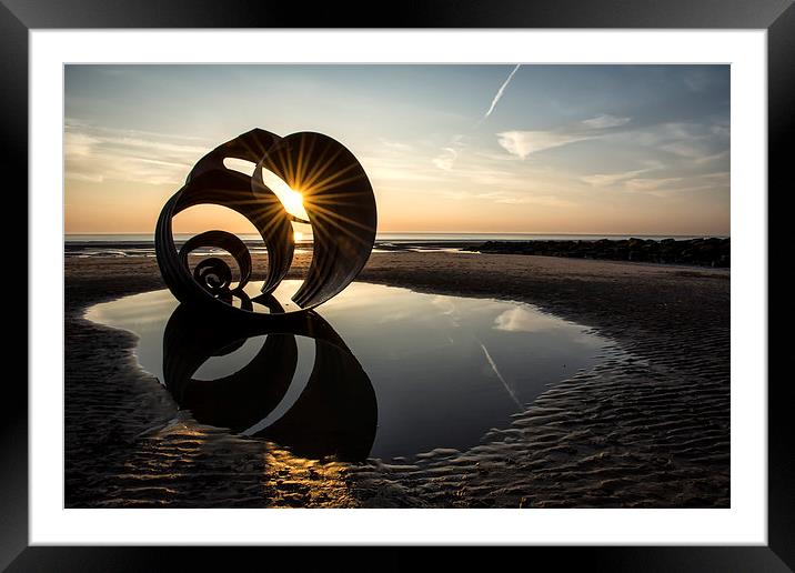  Starburst Sun at Mary's Shell - Cleveley's Framed Mounted Print by Gary Kenyon