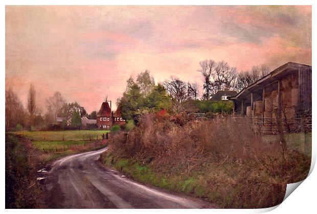 Rural Kent Print by Dawn Cox