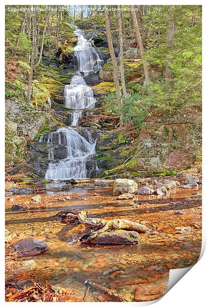 Buttermilk Falls Print by Paul Fell