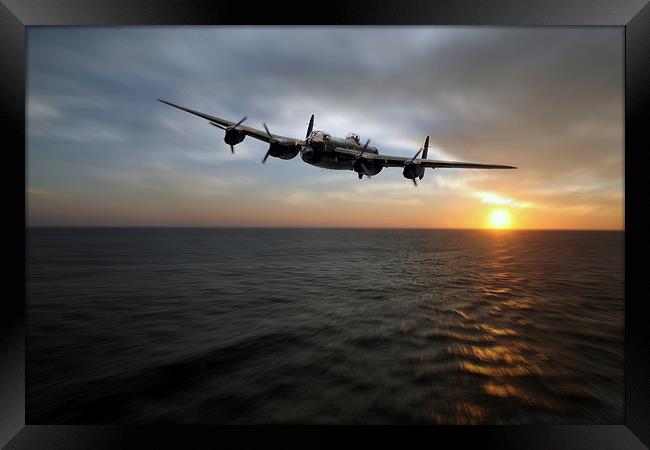 Low Level Lancaster Framed Print by J Biggadike