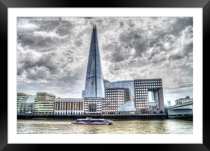  The Shard Framed Mounted Print by Keith Cullis