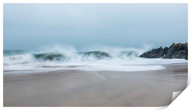  Riding the Waves Print by Kieran Brimson