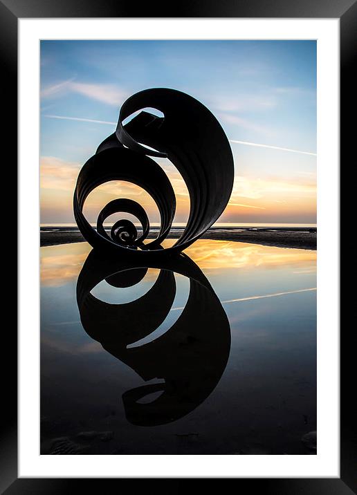  Marys Shell Sunset Framed Mounted Print by Gary Kenyon