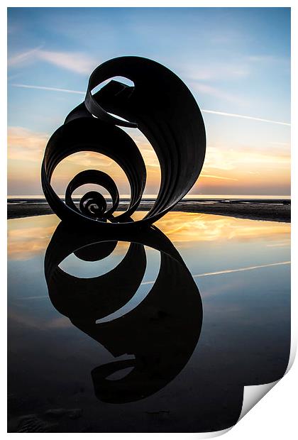  Marys Shell Sunset Print by Gary Kenyon