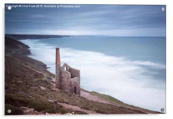  Wheal Coates Mine Acrylic by Chris Frost