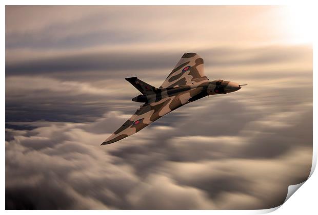 Vulcan Prowess Print by J Biggadike