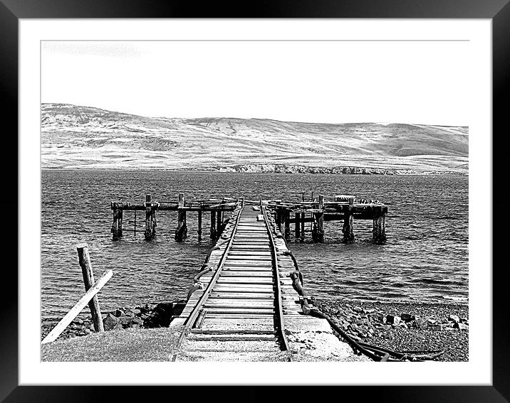 Pier at San Carlos Framed Mounted Print by John Russell