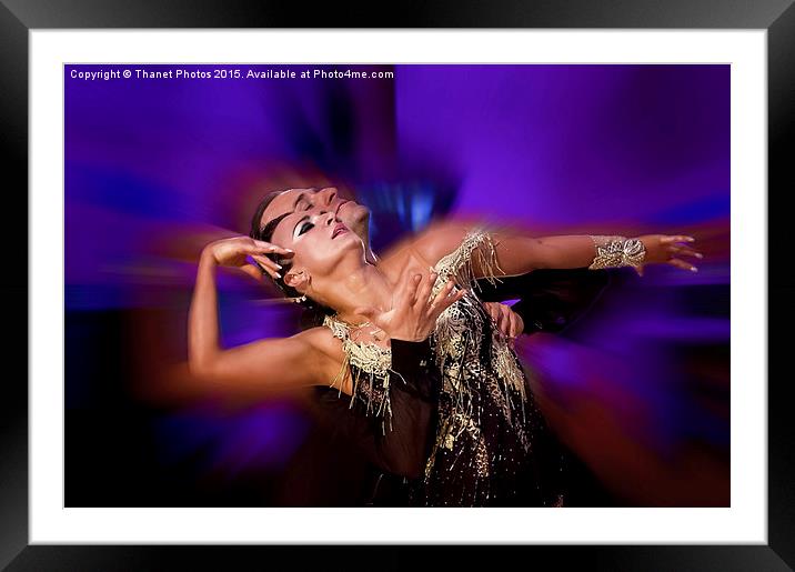  The Passion of Dance Framed Mounted Print by Thanet Photos