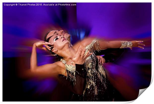  The Passion of Dance Print by Thanet Photos