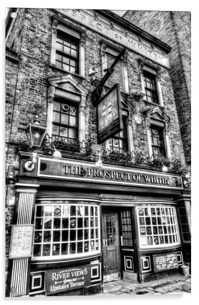 The Prospect Of Whitby Pub London Acrylic by David Pyatt